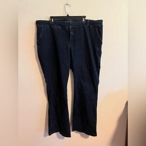 Torrid Premium Dark Blue Trouser Jean Size 24R